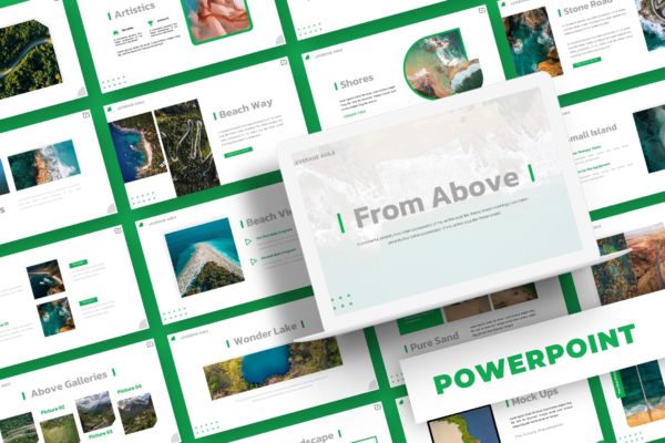 高空航拍PPT设计模板 From Above – Powerpoint Template