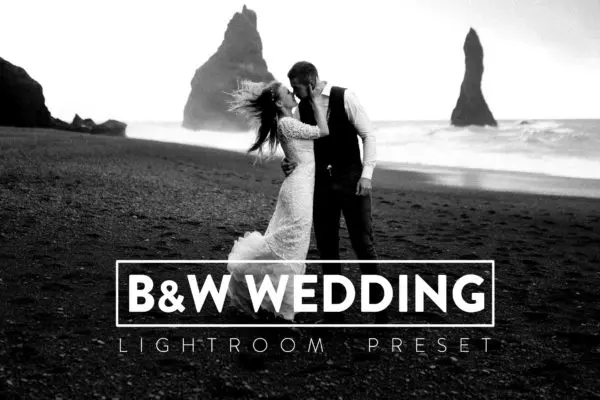 10款黑白调婚纱摄影Lightroom预设 10 Black and White Wedding Lightroom Preset