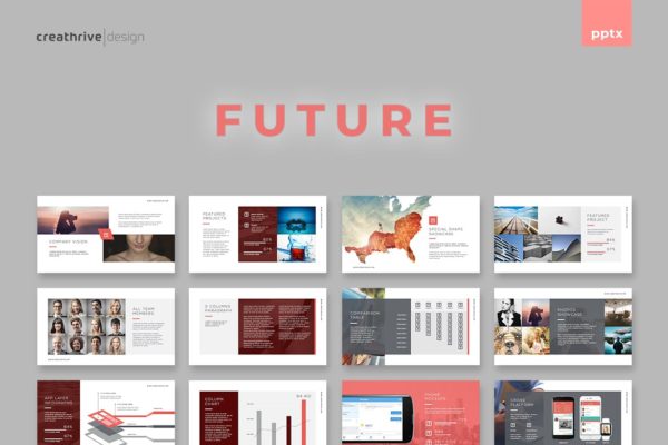 未来项目规划PowerPoint演示文稿模板 Future PowerPoint