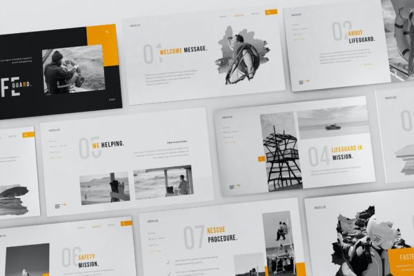 救援故事分享PowerPoint演示文稿模板 Rescue Stories Powerpoint Presentation Template