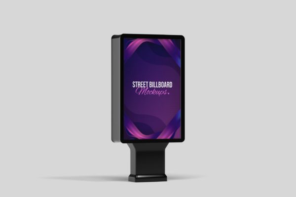 街头广告牌海报展示设计样机v3 Street Billboard Mockup