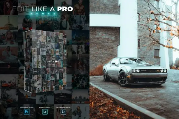 高级汽车摄影Lightroom照片调色＆PS动作下载 Edit Like A PRO 5th – Photoshop & Lightroom