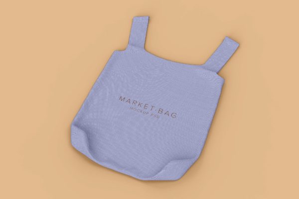超市商场购物袋设计样机 Market Bag Mockup