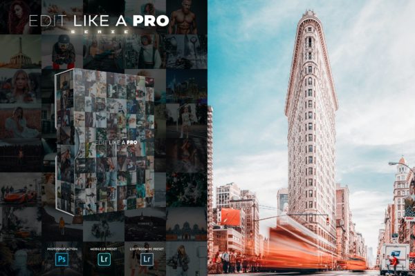 色彩增强图片滤镜LR预设＆PS动作 Edit Like A PRO 7th – Photoshop & Lightroom