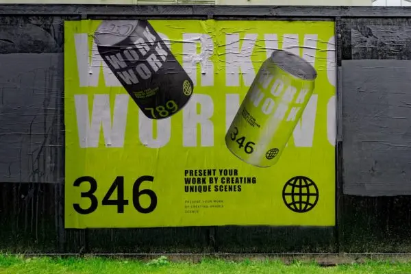 街道广告牌广告海报展示样机v1 Street Billboard Mockup
