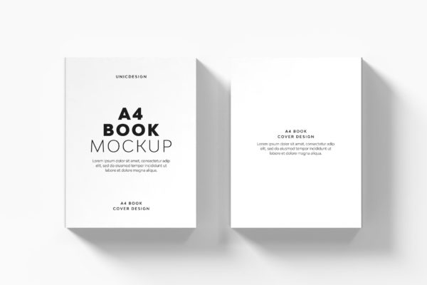 A4尺寸书籍设计展示效果图样机v5 A4 Book Mockup
