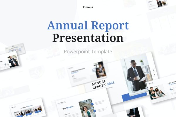 企业年度报告Powerpoint幻灯片模板 Annual Report – Business Powerpoint Presentation