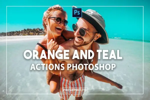 橙青色照片后期处理Photoshop动作下载 Orange and Teal Actions