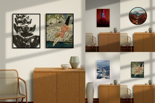 极简主义室内场景艺术作品展示框架样机v1 Minimalist Mockup Frame Pack 1 AS