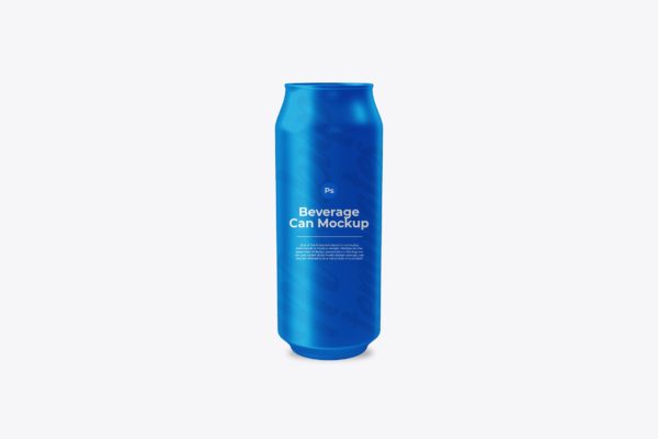 瘦长饮料易拉罐包装设计样机 Beverage Can Mockup
