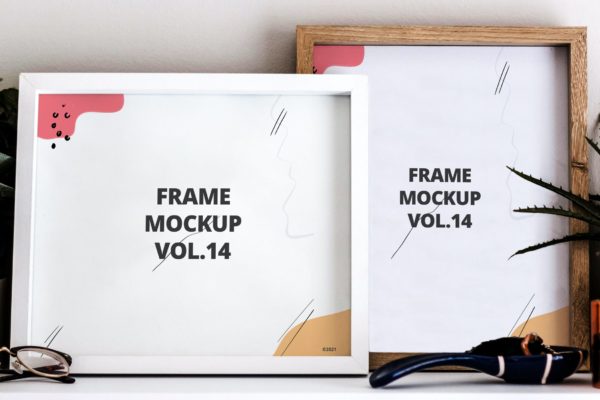 作品展示框架样机模板v14 Frame Mockup Vol.14