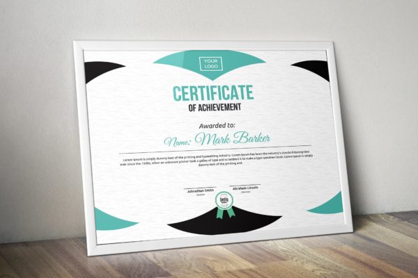 企业奖项荣誉证书设计模板v2 Certificate