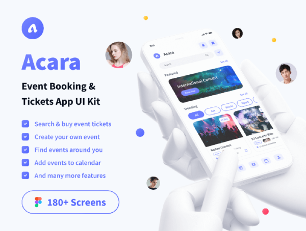 设计森林下午茶：活动预订&门票App应用程序 UI 套件