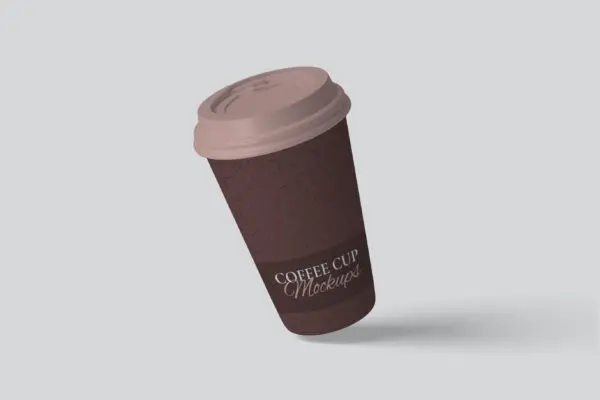纸咖啡杯设计效果图样机素材v3 Coffee Cup Mockup