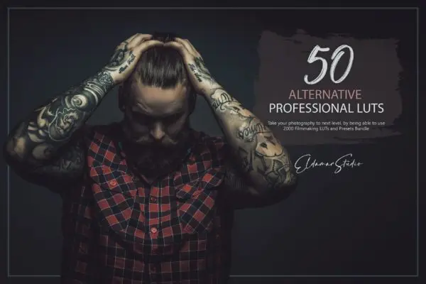 50个模特摄影LR预设+LUT预设 50 Alternative LUTs and Presets Pack