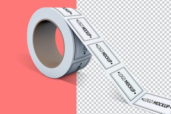 胶布胶带设计样机素材 Corporative tape mockup