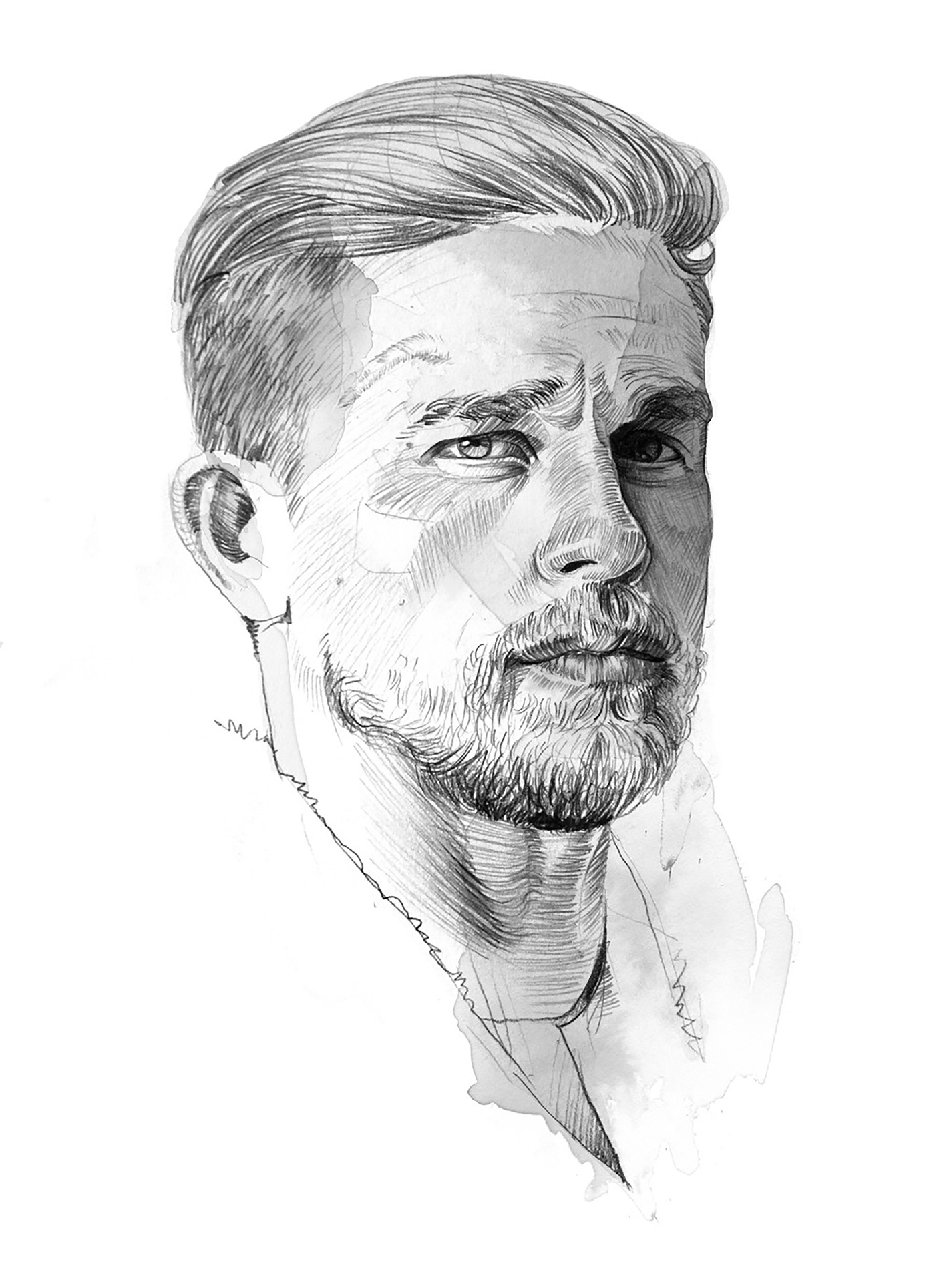 Ina Stanimirova名人肖像插画作品