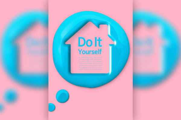 房屋建造DIY海报设计韩国素材[psd]