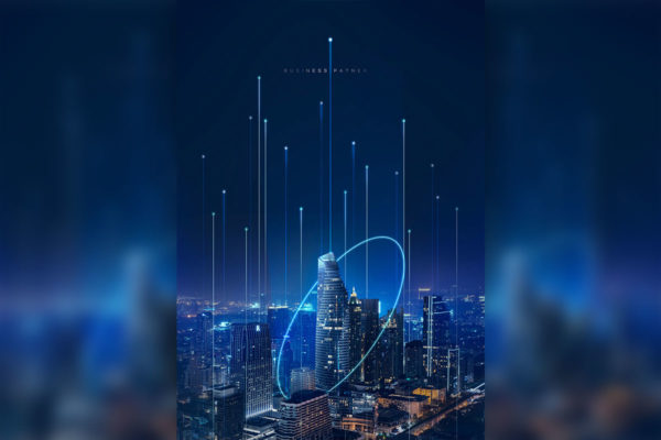 商业科技城市发展海报设计韩国素材[psd]