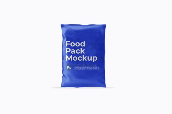 薯片零食包装设计样机模板素材 Food Pack Mockup