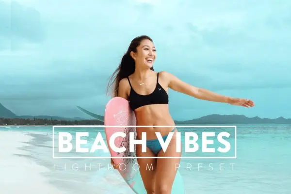 10个海滩摄影照片加工LR预设素材 10 Beach Vibes Lightroom Preset