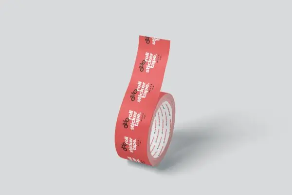 贴纸胶带卷图案设计样机素材 Sticker Tape Roll Mockups