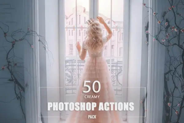 50款奶油色滤镜效果ps动作 50 Creamy Photoshop Actions