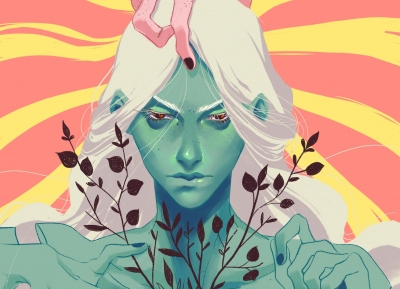Marina Banker魔幻风人物插画作品