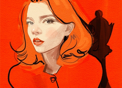 Ina Stanimirova名人肖像插画作品
