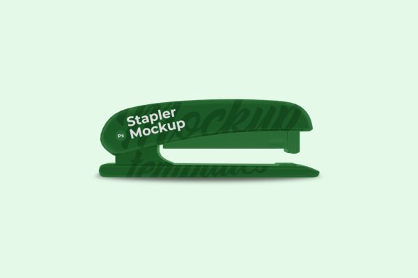 订书机品牌外观设计样机模板素材 Stapler Mockup
