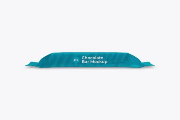 巧克力袋包装设计样机模板素材 Chocolate Bar Mockup
