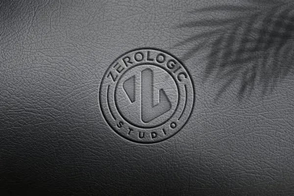 皮革纹理Logo展示样机 Leather Mockups Presentations
