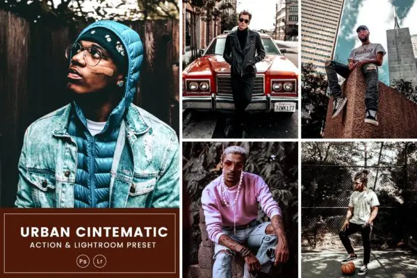 城市运动照片处理PS动作&LR预设素材 Urban Cintematic Action & Lightrom Presets