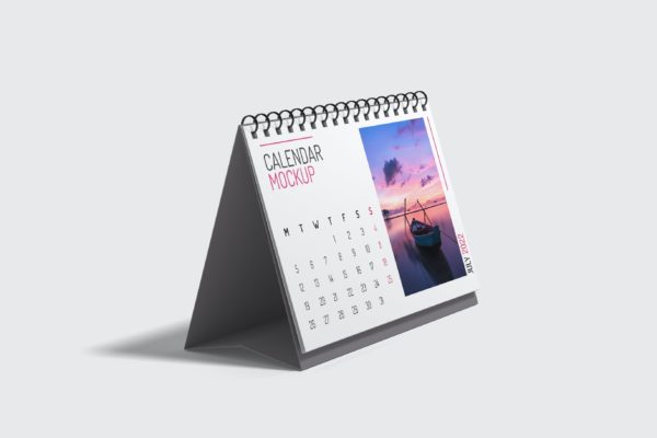 翻页日历台历设计样机模板v1 Calendar Mockups