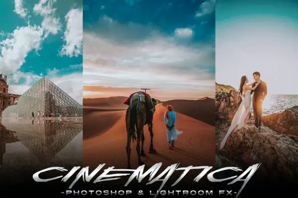 电影专业分级效果LR预设&PS动作集合 Cinematica PRO GRADING – Lightroom & Photoshop