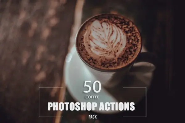 50款咖啡摄影照片处理ps动作 50 Coffee Photoshop Actions