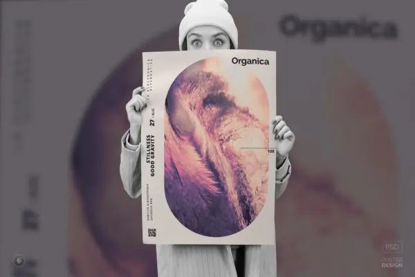 科技馆/小型派对活动海报设计模板 Organica – Event Poster Design Template