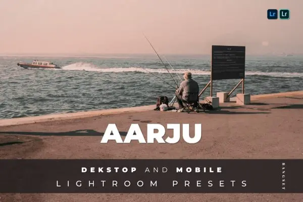 时尚人像修饰摄影照片调色滤镜LR预设 Aarju Desktop and Mobile Lightroom Preset