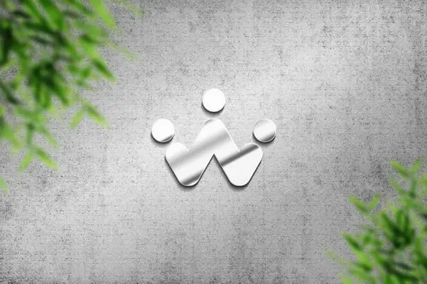 墙体3D企业Logo展示样机模板素材 wall 3d mockup
