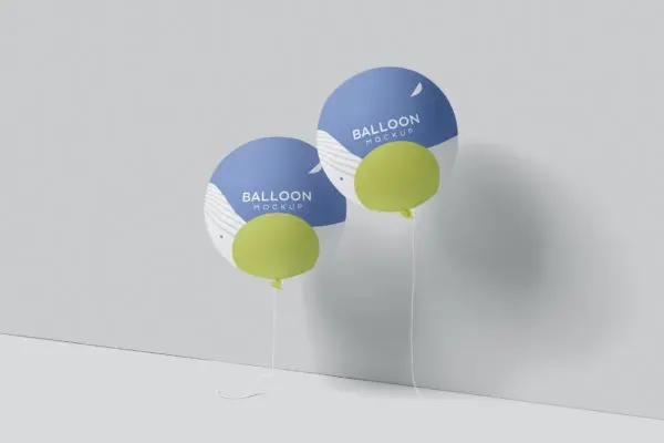 气球外观设计样机素材 Balloon Mockups