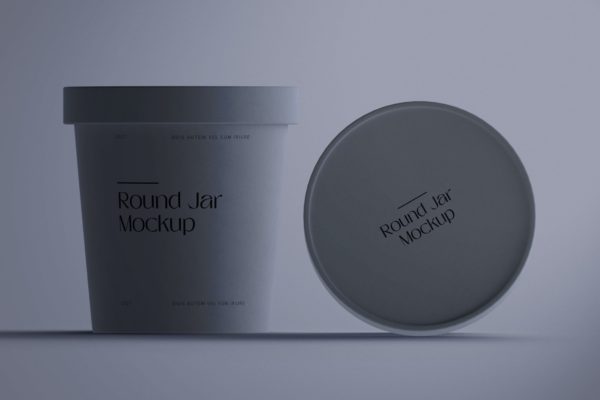 冰淇淋杯外观品牌设计样机素材 Ice Cream Cup Mockup