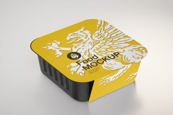食品容器外卖盒设计样机模板素材 Food Container Mockup