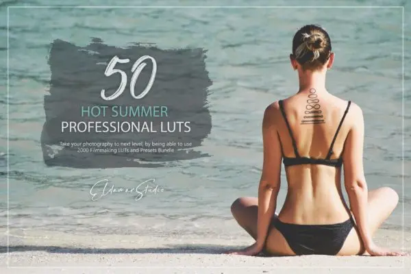 50个热带夏天摄影LR预设+LUT预设 50 Hot Summer LUTs and Presets Pack