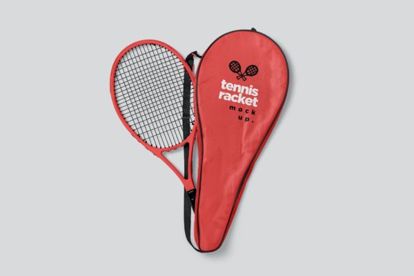 网球拍包装品牌包装设计样机素材 Tennis Racket Mockups