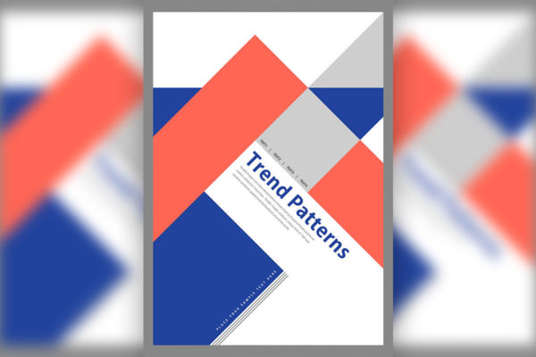 抽象时尚图案海报设计韩国素材[psd]