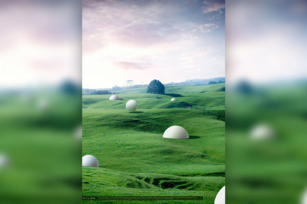 高尔夫球场风景海报设计韩国素材[psd]