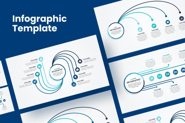 创意营销信息图表模板 Creative Marketing Infographics – Sanstemp