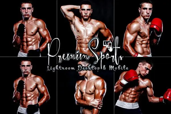 自由拳击人物摄影Lightroom后期预设 Premium Sports Lightroom Presets
