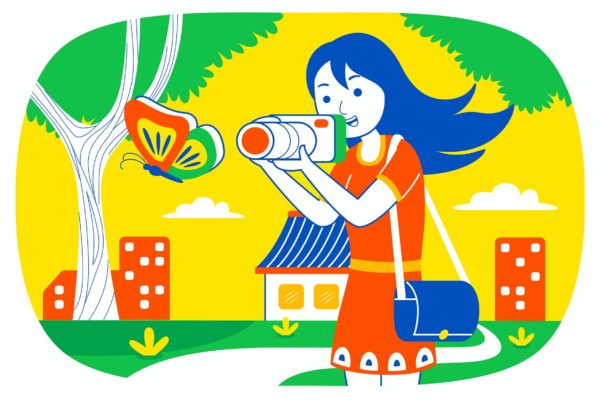 假期周末趣味活动彩色插画矢量素材v3 Weekend Fun Vector Illustration #03