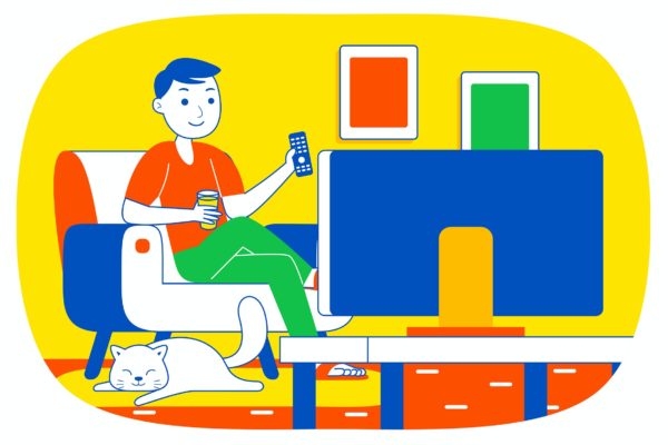 假期周末趣味活动彩色插画矢量素材v14 Weekend Fun Vector Illustration #14